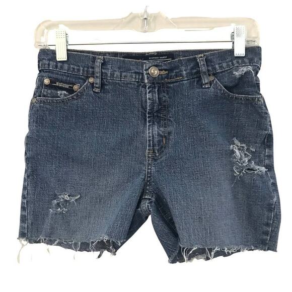 Squeeze by Stephen Hardy Size 5/6, Vintage Denim Cutoff Shorts - Picture 1 of 4